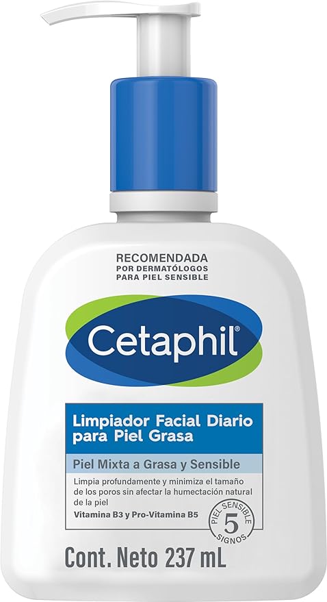 Limpiador Facial Diario Para Piel Grasa 237 ml