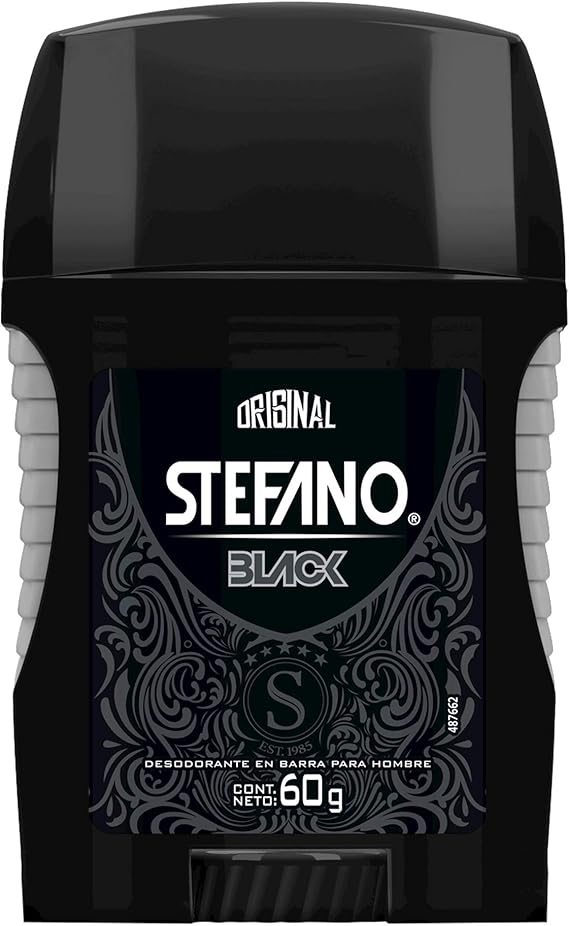 Stefano Desodorante Black en Barra para Hombre