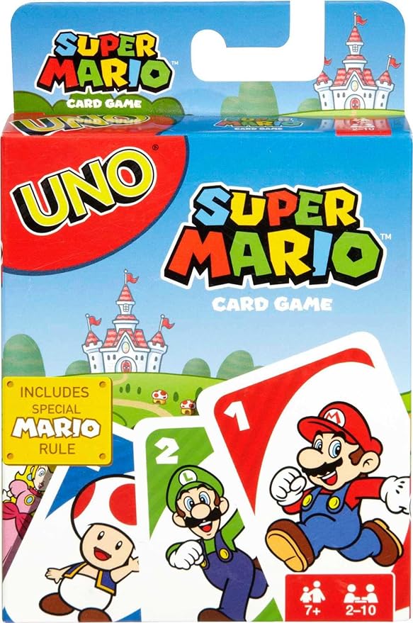 UNO Cartas Super Mario Bros Juego de Cartas