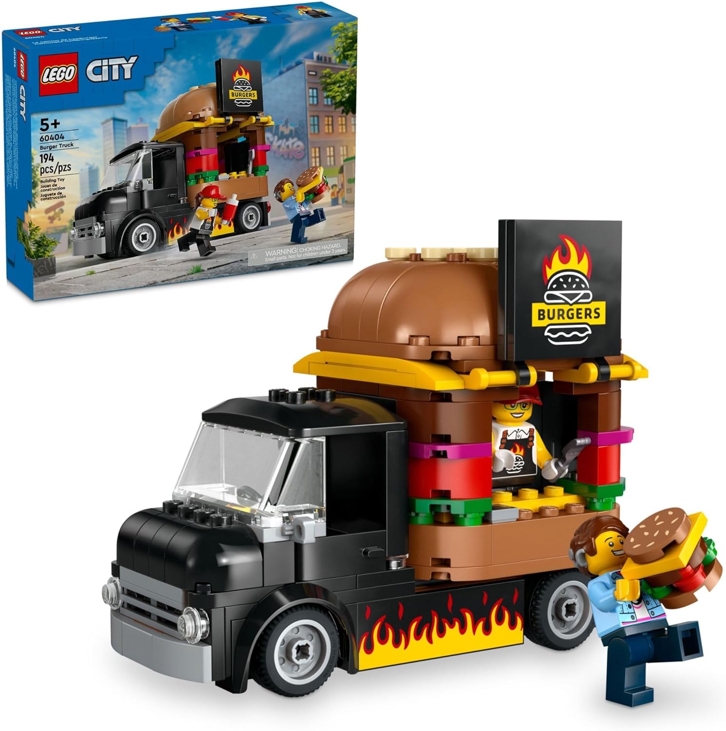 Camioneta Hamburguesería Set de construcción