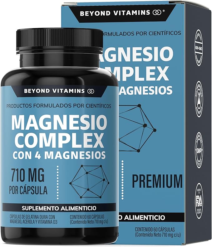 Beyond Vitamins, Magnesio Complex, 60 capsulas