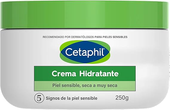 Crema Hidratante 250 g, para Piel Sensible
