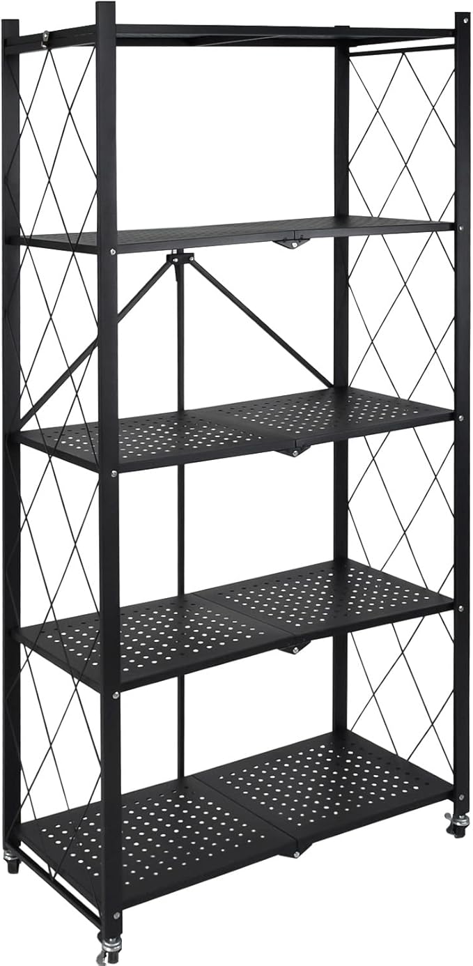 Estante de Almacenamiento metálico con ruedas