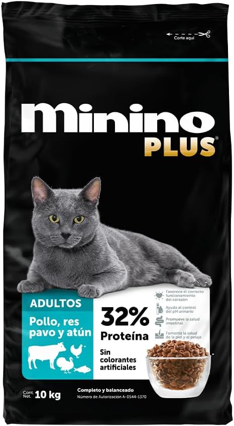 Minino Plus Multietapa 10 kg Alimento de calidad profesional