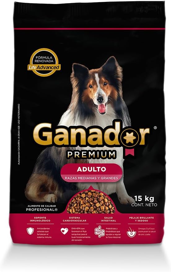 Ganador Alimento seco para Perro Premium 15kg