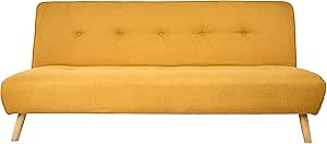 Sochic – Sofá Cama Wey, Hecho en México, Color Mostaza