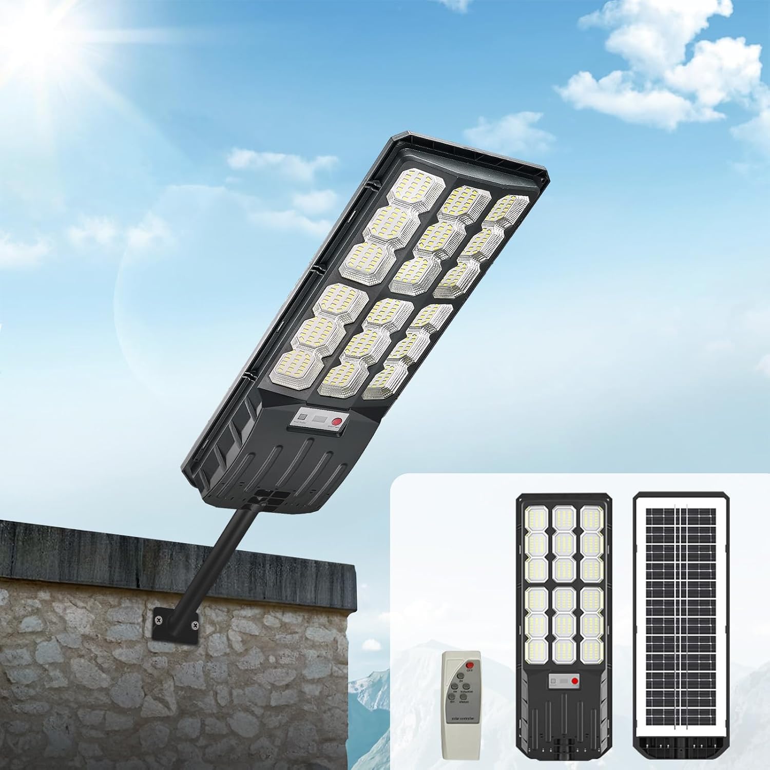 Lámpara Solar Para Exterior