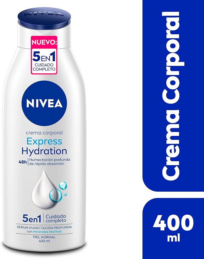 NIVEA Crema Corporal Humectante Express Hydration (400 ml)