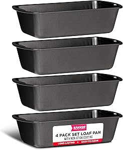 BAKKENMASTER Loaf Pan Set 4-Piece