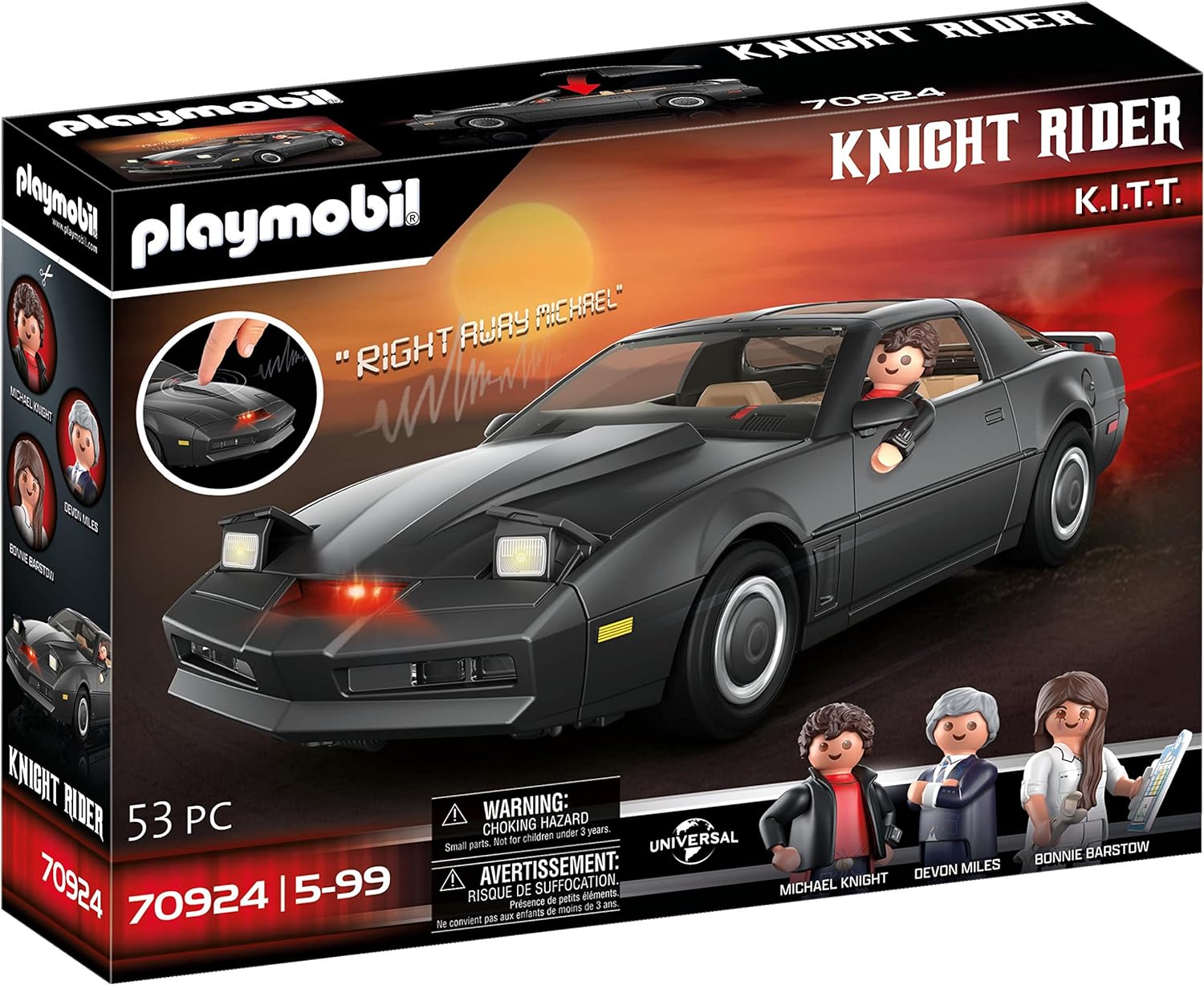 Playmobil Knight Rider K.I.T.T. – El Coche fantástico