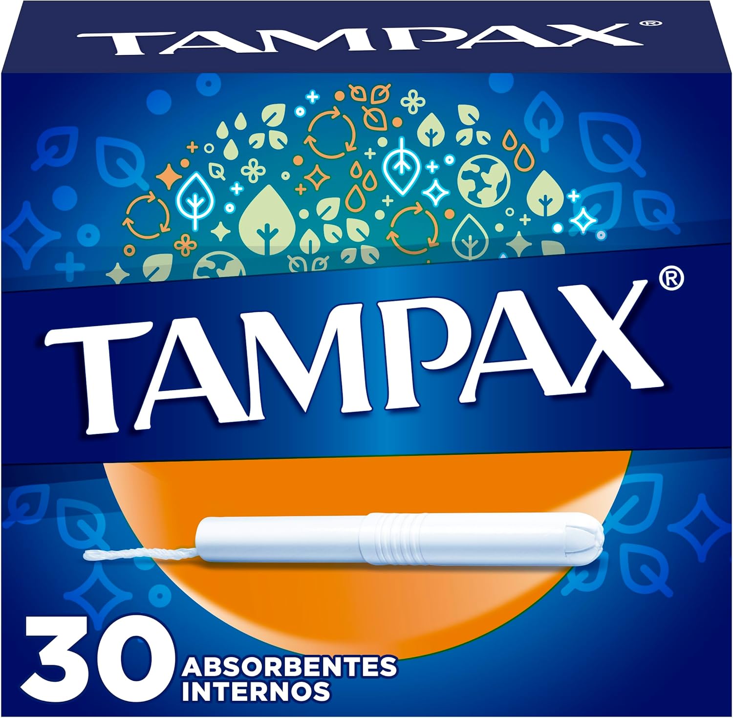 Tampax con Aplixador de Cartón suples plus 30 U