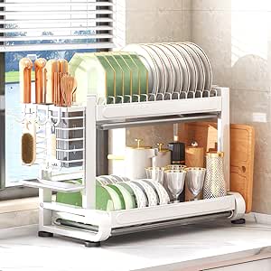 Escurridor de Platos de 2 Niveles