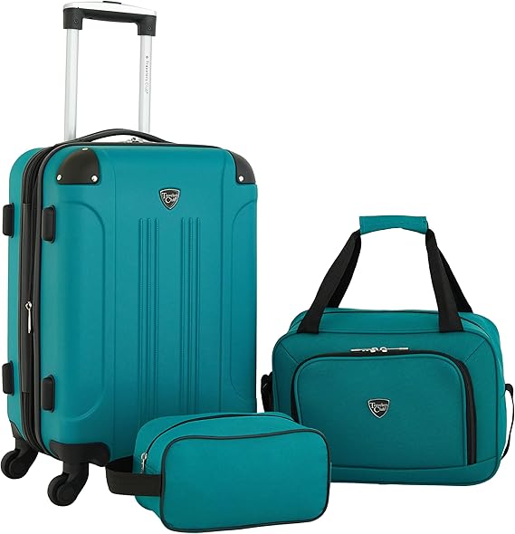 Travelers Club Chicago Hardside – Equipaje giratorio expandible 3 pz