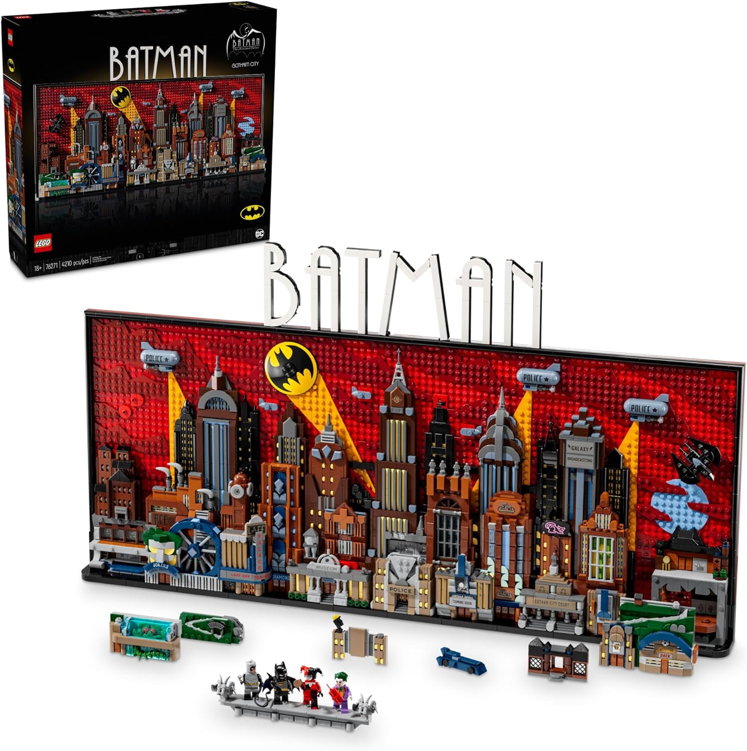 Set de construcción, DC Gotham City de Batman, 4210 piezas