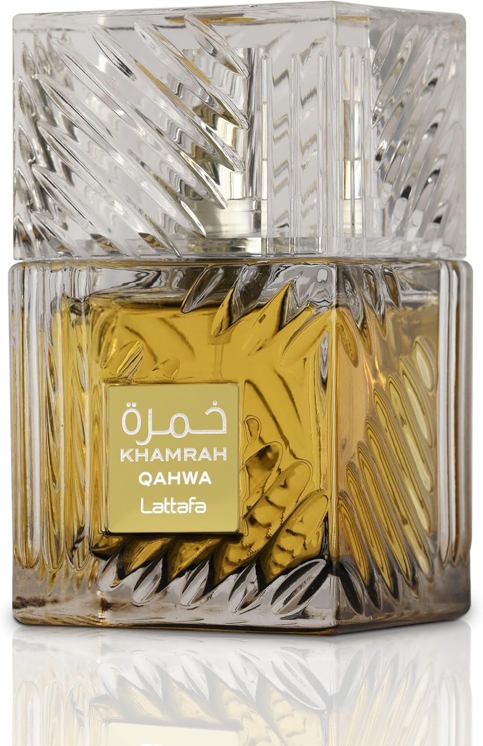 Lattafa Khamrah Qahwa Eau de Parfum Spray for Unisex, 3.4 Ounce