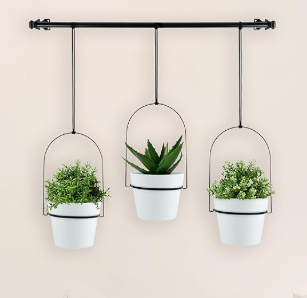 Casa Litus Macetas Decorativas Colgantes (3 Piezas)