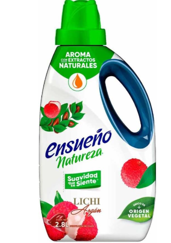 Ensueño Natureza Lichi + Argán 2.8 Lt. Suavizante de Telas