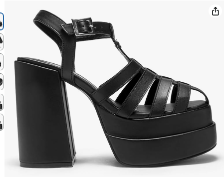 Sandalias con Tacon y Plataforma