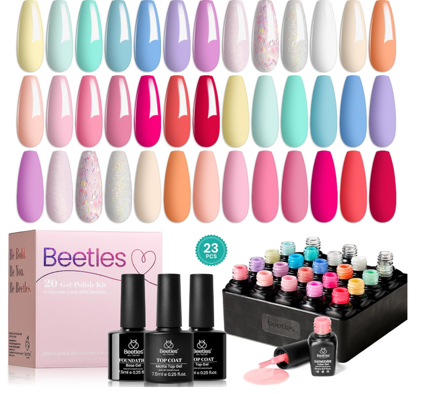 Beetles de esmalte de uñas de gel