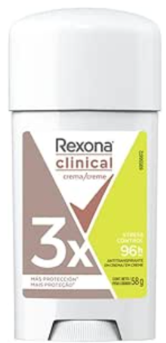 Rexona Antitranspirante Clinical Stress Control en Soft Solid para Mujer 58 g