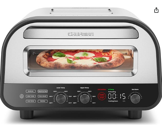 CHEFMAN Horno de pizza para interiores