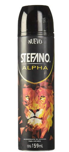 Stefano Desodorante Alpha en Aerosol para Hombre 159 ml