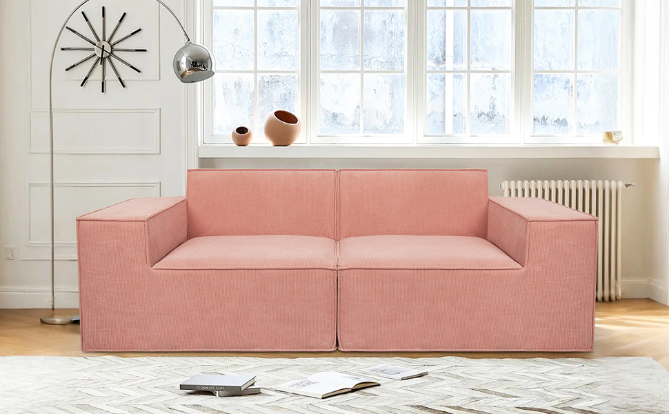 FABATO Sofa para Sala de 2 Plazas
