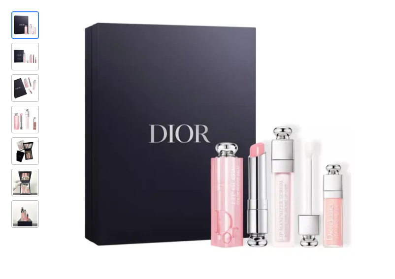 New Dior Addict Set 3 Piezas Lip De Maquillaje