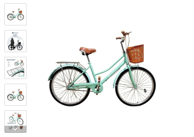 Bicicleta Urbana R26 Turquesa