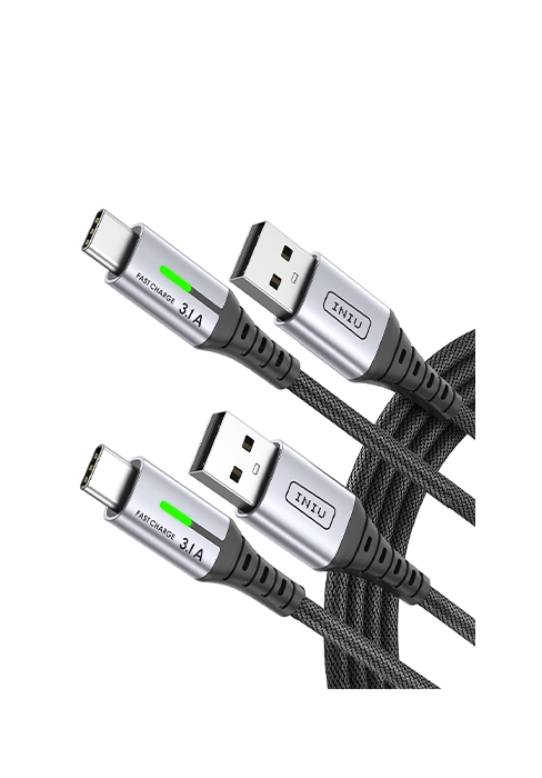 INIU Cable USB C, Cable Tipo C Carga Rápida [2m/3.1A]