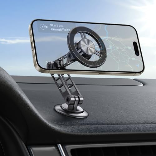 LISEN Soporte para Celular Automóvil Magsafe, 24 Imanes 360° Giratorio