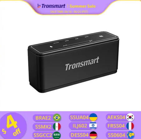 Tronsmart Mega Altavoz portátil Altavoz Bluetooth de 40 W