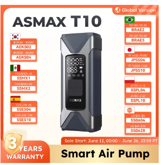 Bomba de aire para motocicleta ASMAX