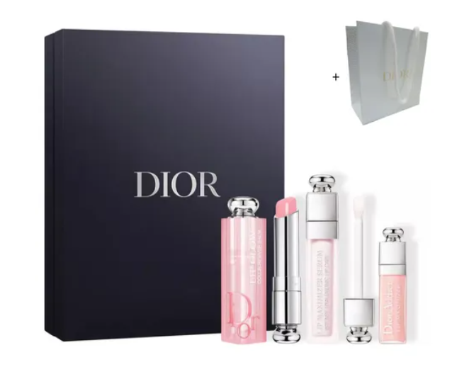 New Kit Dior De 3 Labiales + Bolsa De Regalo
