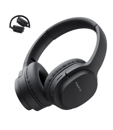 Havit I62 Audífonos Gamer Inalámbricos Diadema con Micrófono Cable Aux Bt5.3 Color Negro