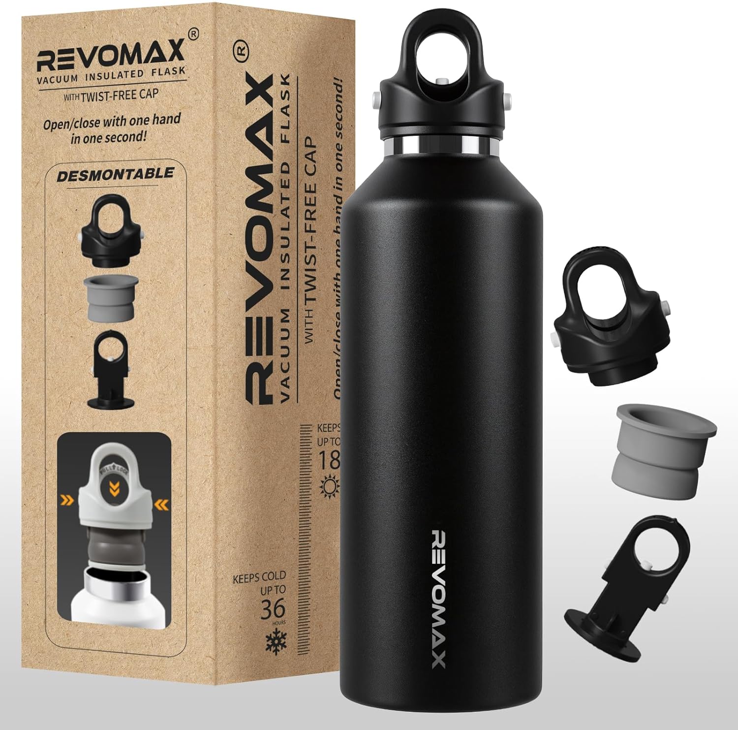 REVOMAX Termo 32Oz Acero Inoxidable 316