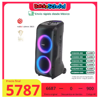 Altavoz Tronsmart Halo 300, Partybox de 240 W