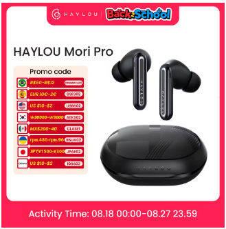 HAYLOU Mori Pro auriculares inalámbricos con Bluetooth 5,4,