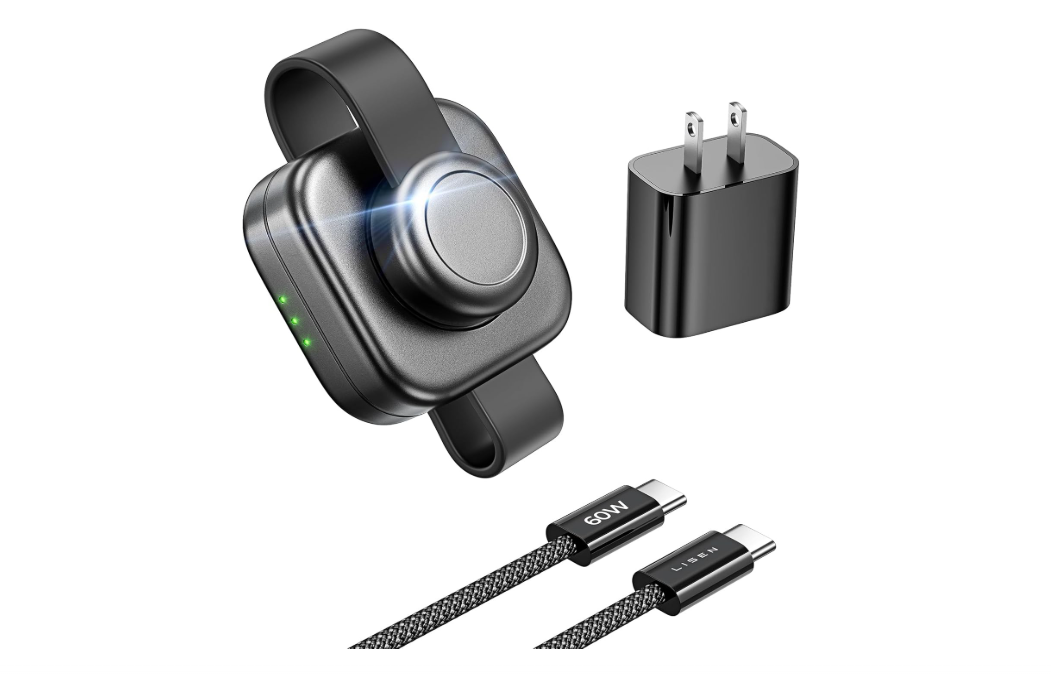 Cargador Inalámbrico para iPhone Plegable Magnético 3 en 1