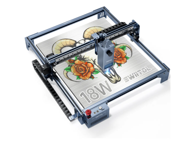 Grabador Láser Swiitol C18 Pro 18 W 40*40 Cm, 3000 Mm/min