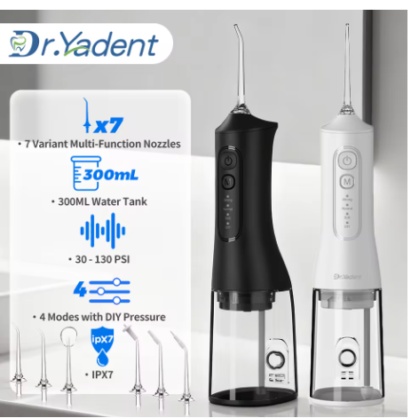 Dr.Yadent YD06 irrigador Oral inalámbrico WaterFlosser 300ML