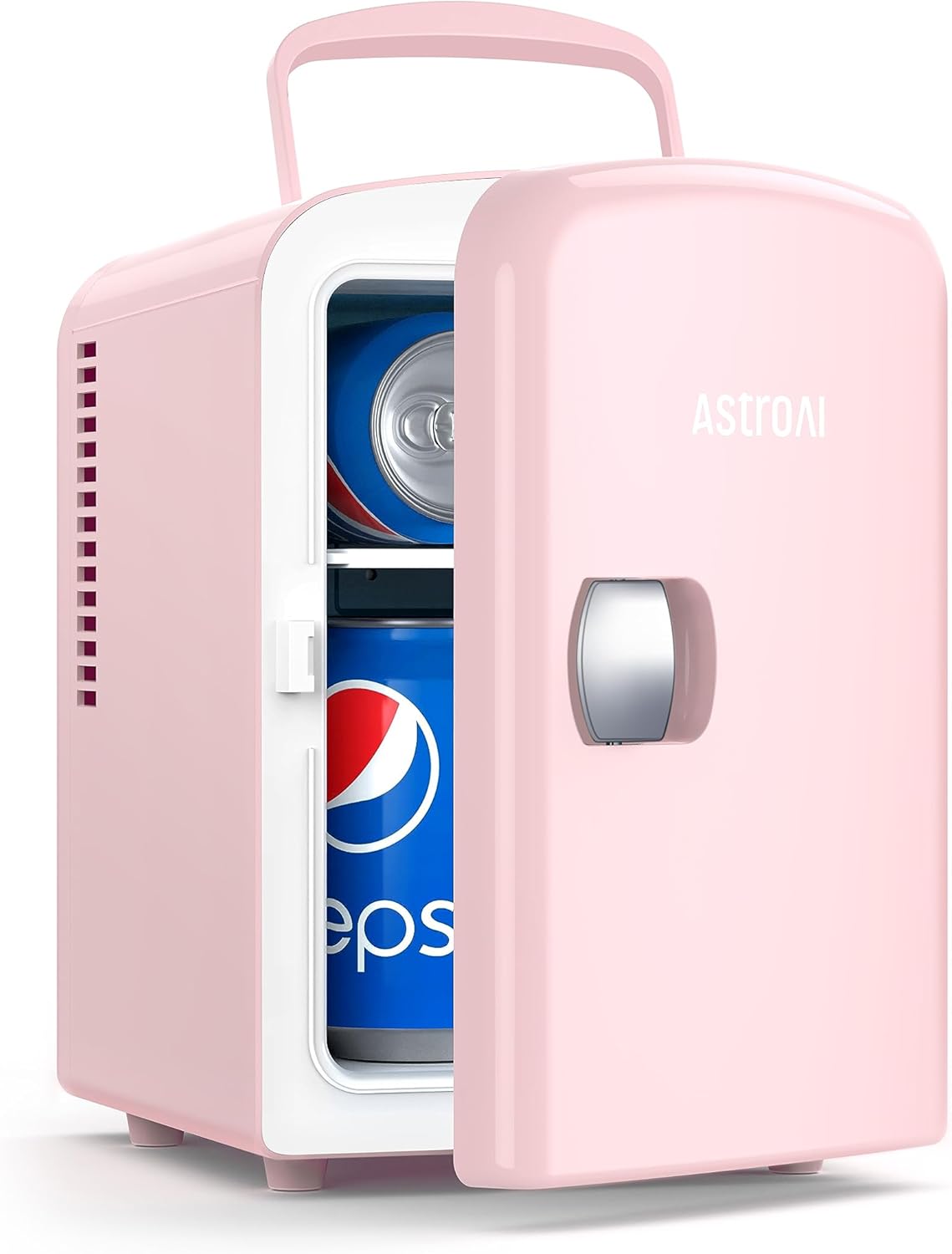 AstroAI Mini Refrigerador Portátil, Mini Nevera Electrónica para el Skincare 4L/6 Latas