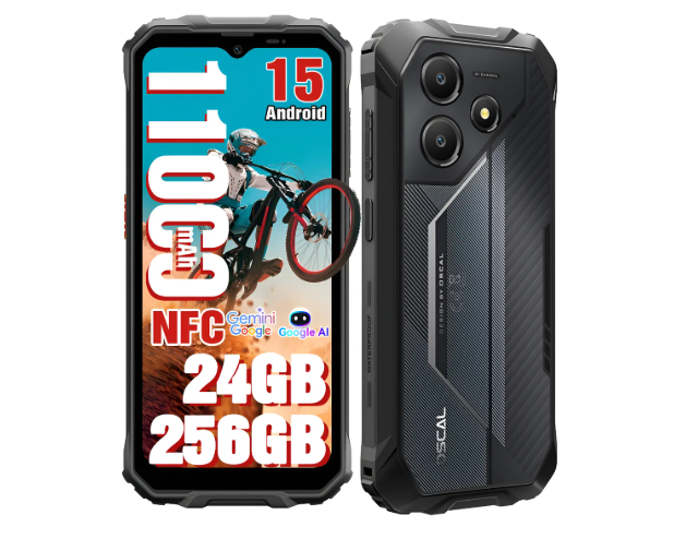 Oscal® Marine 2 Celulares (2025)-11000mah Teléfon Rugged-nfc-android 15 Phone-24gb Ram 256gb/2tb