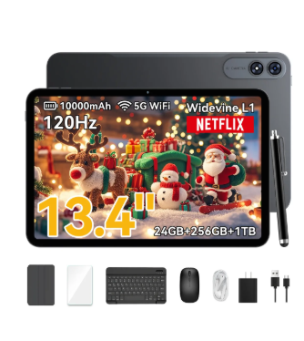 Tableta Oscal 13.4inch 24gb+256gb Android 16 Tablet 10000mah Color Nergo