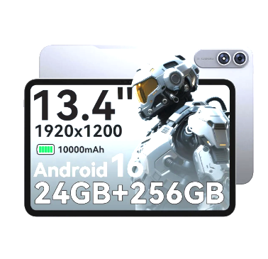 Tableta Oscal 13.4inch 24gb+256gb Android 16 Tablet 10000mah Color Nergo