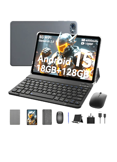 Tabwee® Tablet T80 18+128gb Rom/2tb Tf Androide 15 6000mah