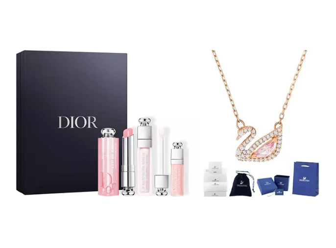 Dior Addict De Labiales + Swarovski Swan