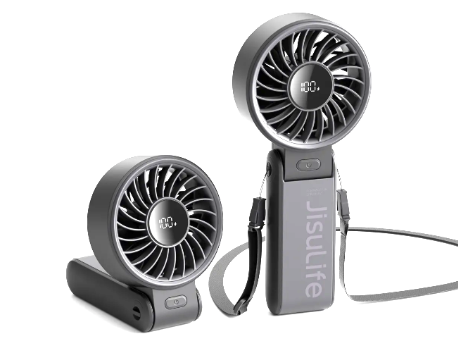 Jisulife Ventilador Portátil | 19.5h | 5000mah Recargable