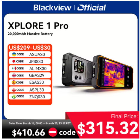 Smartphone resistente Blackview XPLORE 1 Pro