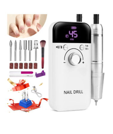 Máquina profesional de taladro para uñas 45,000 RPM